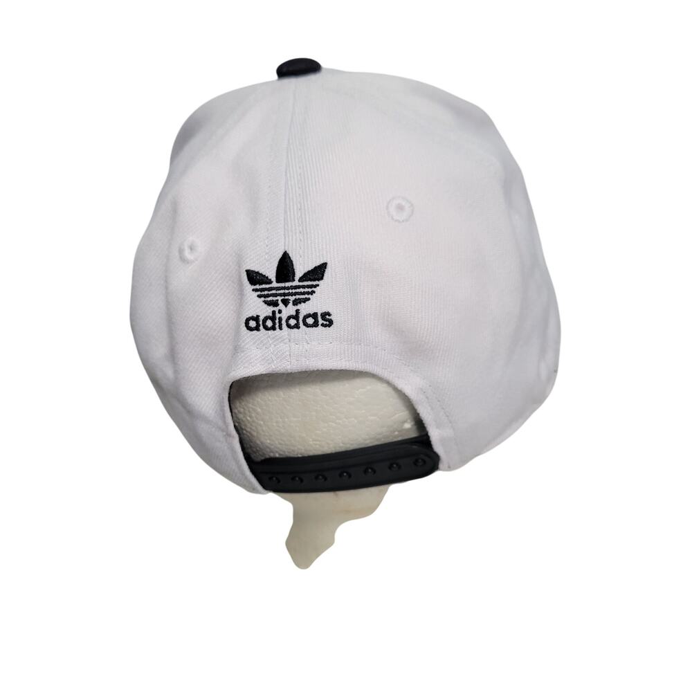 Adidas Black & White Snapback Baseball Cap 82625-2M11 - Picture 3 of 6